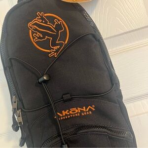 Black and Orange Adventure Backpack